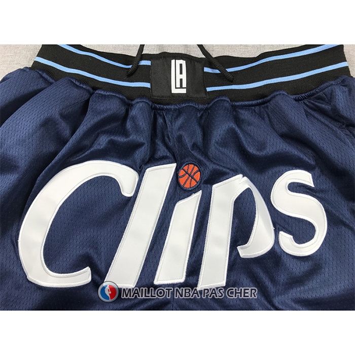 Short Los Angeles Clippers Ville Just Don 2023-24 Bleu